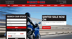 Desktop Screenshot of budgetbikesuk.co.uk